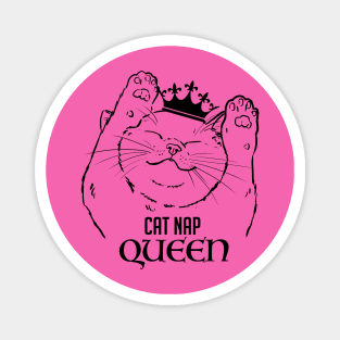 Cat Nap Queen Magnet